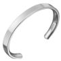 Men's Chunky Sterling Silver Torque Bangle, thumbnail 2 of 9