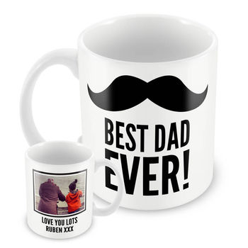Father's Day Personalised Mug, Photo, 7 of 9