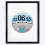 Personalised Tax Disc Father's Day Print, thumbnail 2 of 5