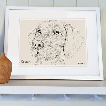 Personalised Pet Line Drawing, 4 of 12