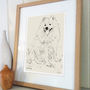 Personalised Pet Line Drawing, thumbnail 6 of 12