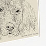 Personalised Pet Line Drawing, thumbnail 9 of 12