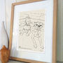 Personalised Pet Line Drawing, thumbnail 8 of 12