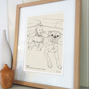 Personalised Pet Line Drawing, 8 of 12