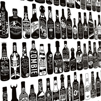 '99 Bottles Of Beer On The Wall' Art Print, 3 of 8