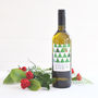 Christmas Tree Personalised Rioja Or Sauvignon Wine, thumbnail 1 of 4