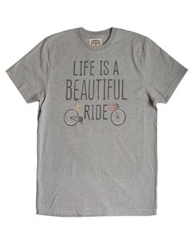 'Life Is A Beautiful Ride' Slogan T Shirt, 3 of 4