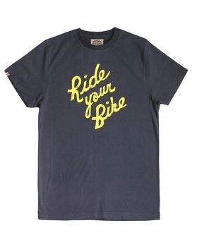 'Ride Your Bike' Slogan T Shirt, 2 of 3