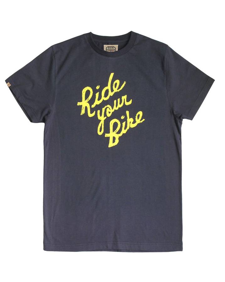 'Ride Your Bike' Slogan T Shirt By Bon Courage