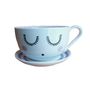 Large Character Tea Cup And Saucer, thumbnail 2 of 6