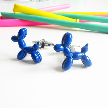 Poodle Balloon Cufflinks, 2 of 3