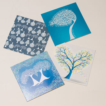 Illustrated Tree Greetings Cards, 2 of 8