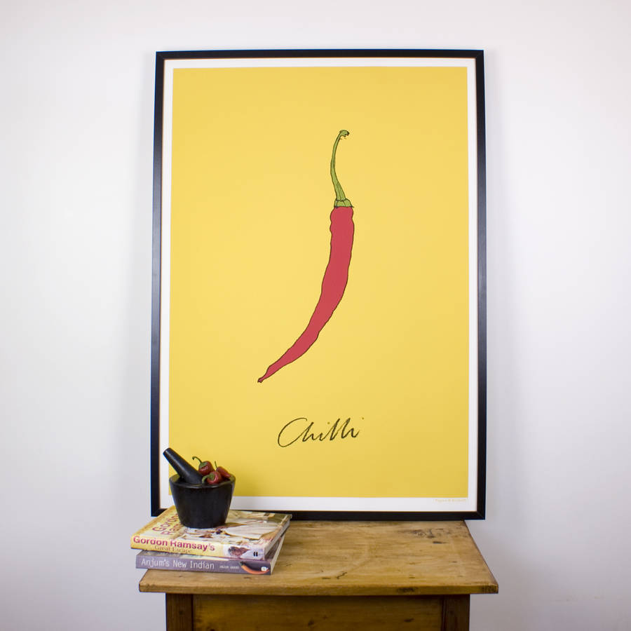Chilli Giclee Print, 1 of 2