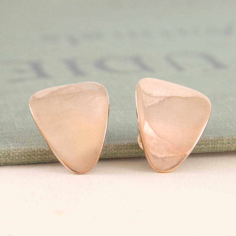 Petal Clip On Rose Gold Plated