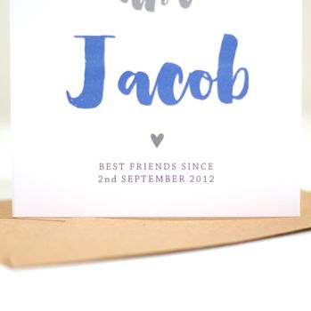 Personalised Best Friends Card For Dad, 6 of 9