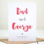 Personalised Best Friends Card For Dad, thumbnail 2 of 9