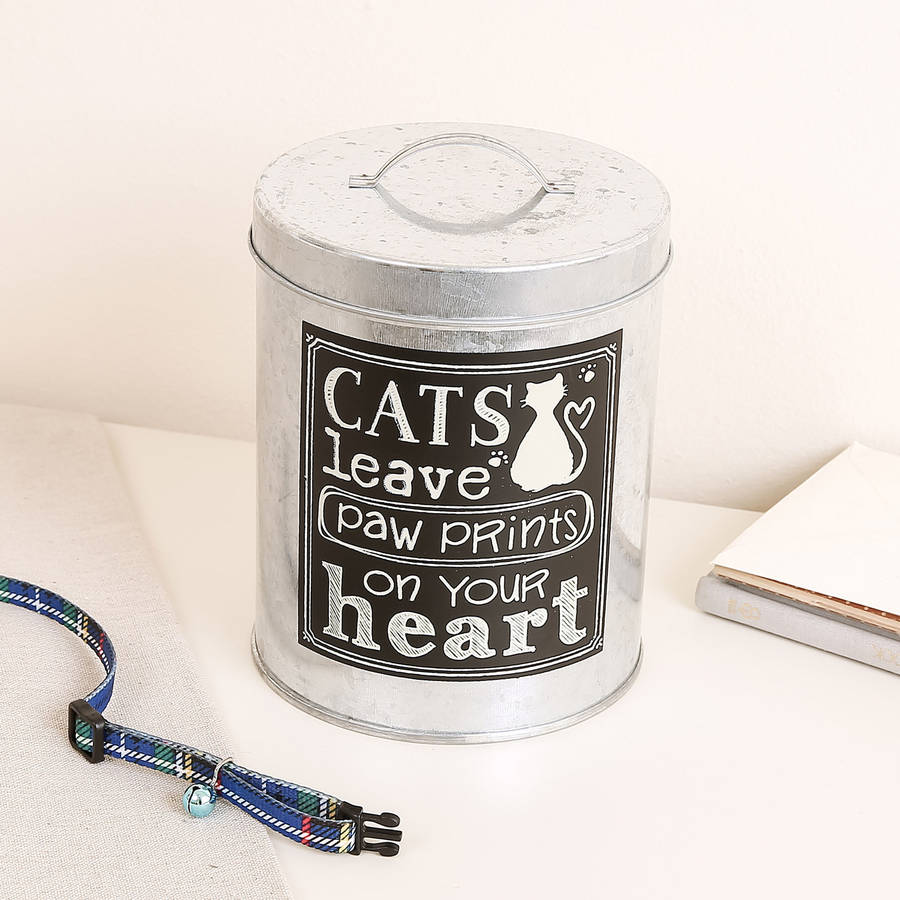 cat paws treat tin by dibor