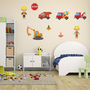 Boys Construction Site Wall Stickers Pack, thumbnail 3 of 3