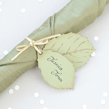 Woodland Leaf Place Card, 6 of 9