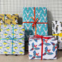 Luxury Tropical Birthday Wrapping Paper, thumbnail 4 of 4