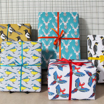 Luxury Tropical Birthday Wrapping Paper, 4 of 4