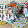 Luxury Green Puffin Gift Wrap And Card Set, thumbnail 5 of 5