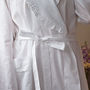 Polka Dot Cotton Dressing Gown, thumbnail 4 of 6