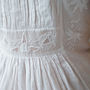 White Cotton Short Sleeve Nightdress 18th Century, thumbnail 4 of 5