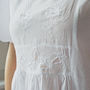 White Cotton Short Sleeve Nightdress 18th Century, thumbnail 2 of 5