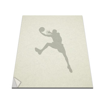 Basketball Player Layup Vinyl Decal For Macbook 13/15, 2 of 3