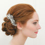 Pearl Filigree Wedding Hair Comb, thumbnail 1 of 8