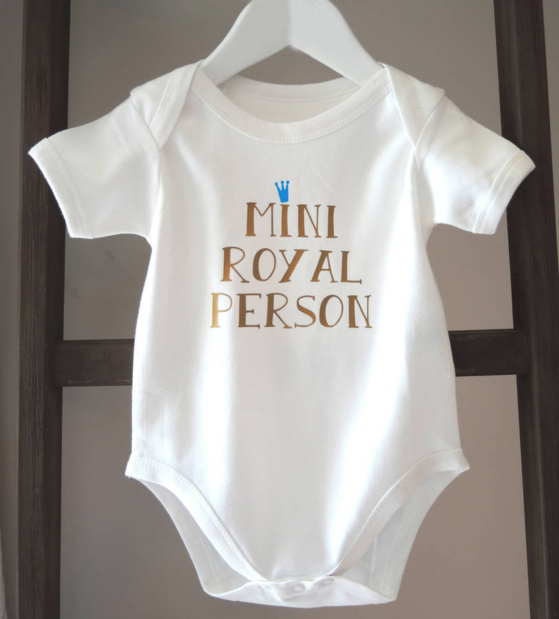 Royal Baby Vest/Bodysuit By The Alphabet Gift Shop