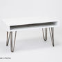 Pallet Coffee Table In Solid White, thumbnail 5 of 6