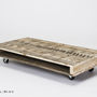 Pallet Wood Coffee Tables On Wheels, thumbnail 2 of 7