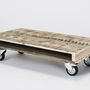 Pallet Wood Coffee Tables On Wheels, thumbnail 1 of 7