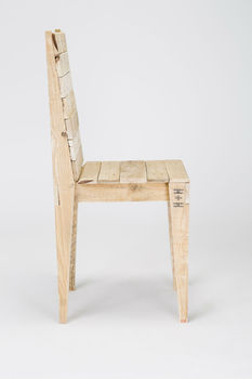 Pallet Wood Dining Chair, 2 of 2