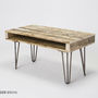 Pallet Coffee Table With Hairpin Legs, thumbnail 2 of 6