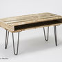 Pallet Coffee Table With Hairpin Legs, thumbnail 3 of 6