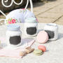 Set Of Three Pastel Chalkboard Storage Jars, thumbnail 2 of 4