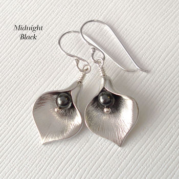 Calla Lily Earrings, 5 of 9