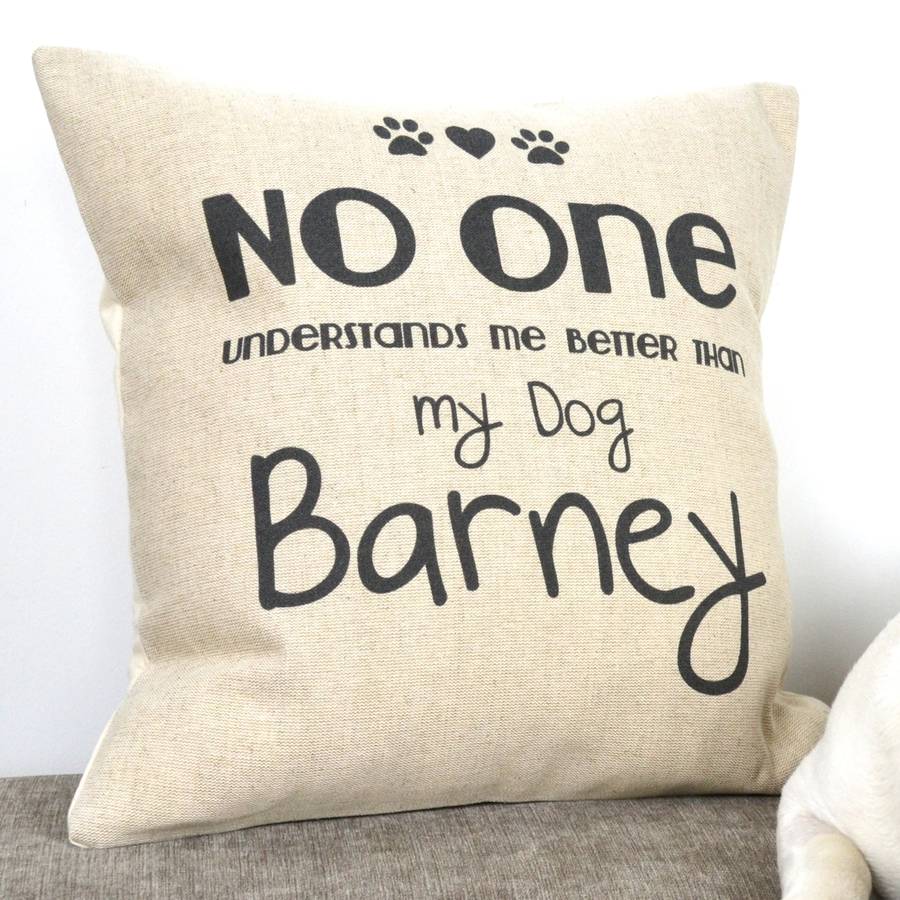 personalized pet cushion