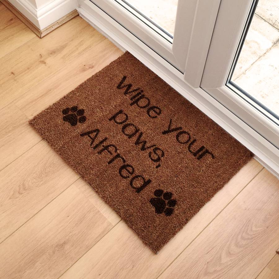 Personalised Pet Name Doormat, 1 of 2