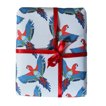 Luxury Tropical Birthday Wrapping Paper, 3 of 4