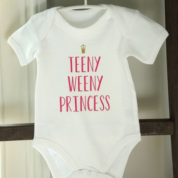 Personalised Father, Son And Baby Prince T Shirts, 5 of 6