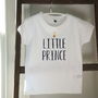 Personalised Father, Son And Baby Prince T Shirts, thumbnail 3 of 6