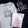 Personalised Father, Son And Baby Prince T Shirts, thumbnail 6 of 6
