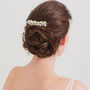 Floral Rose And Pearl Bridal Hair Comb, thumbnail 1 of 7