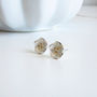 Sterling Silver Buttercup Ear Studs, thumbnail 3 of 3