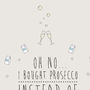 Illustrated Prosecco And Milk Print, thumbnail 3 of 4