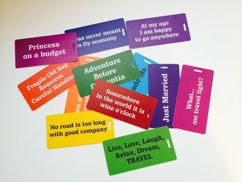 Just Married Luggage Tag By Globee | notonthehighstreet.com